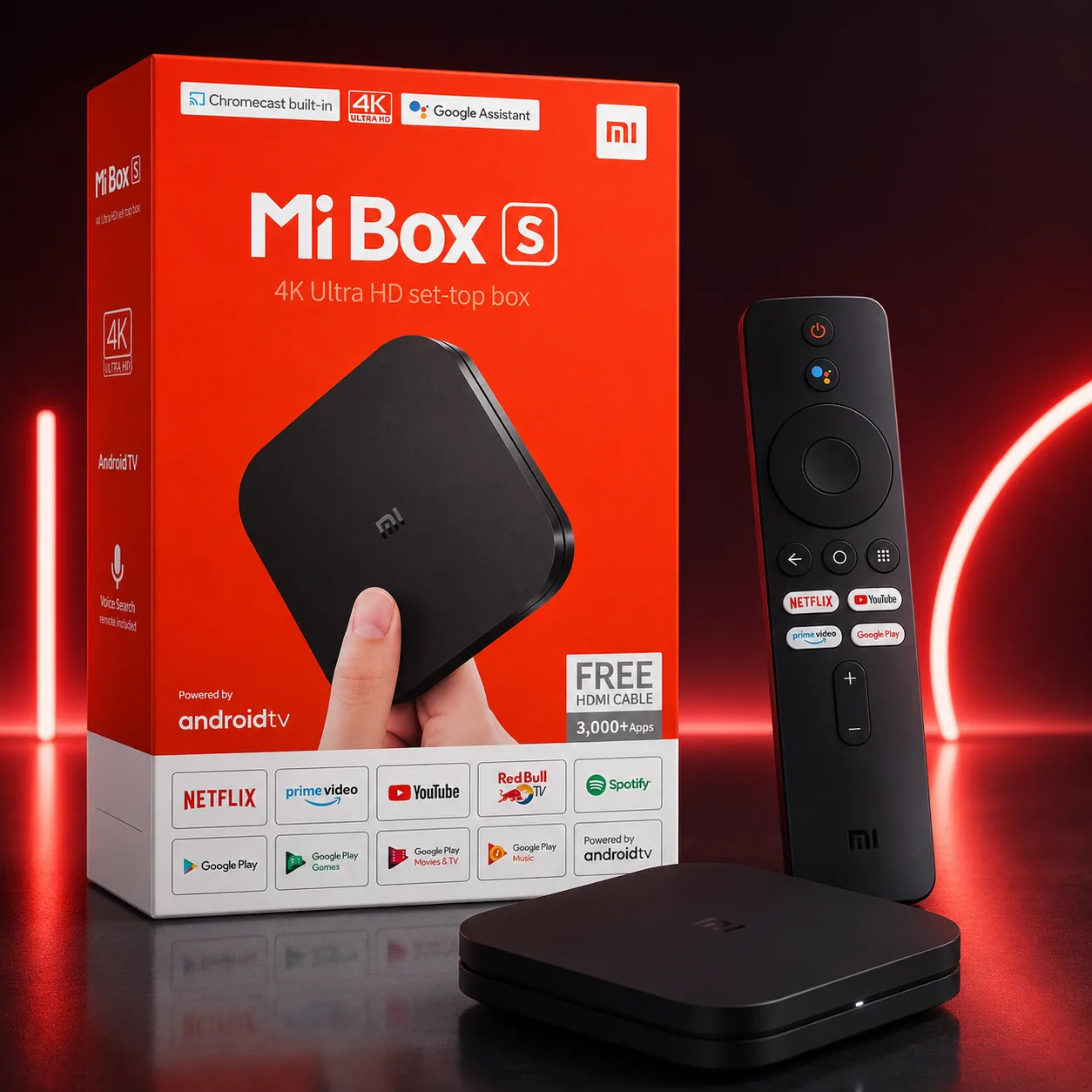 Xiaomi Mi Box S — 4K Ultra HD — IPTV box available in Dubai, UAE